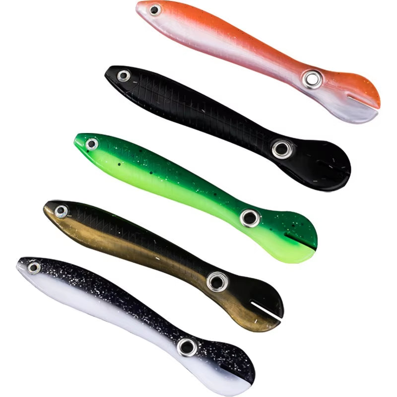 5Pcs Fishing Soft Lure Plastic Baits 2G/6G Bionic Fishing Bait Outdoor Fishing Supplies Soft Bait Fake Bait