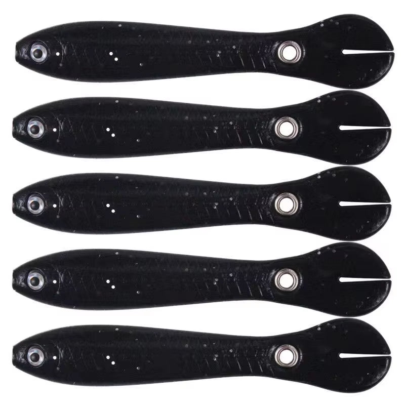 5Pcs Fishing Soft Lure Plastic Baits 2G/6G Bionic Fishing Bait Outdoor Fishing Supplies Soft Bait Fake Bait
