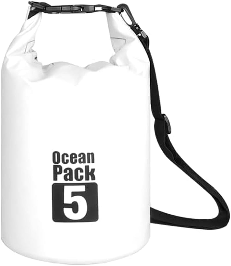 Floating Waterproof Dry Sack - Available in 2L, 5L, 10L, 20L, and 30L for Boating, Kayaking, Hiking, Snowboarding, Camping, Rafting, Fishing, and Backpacking