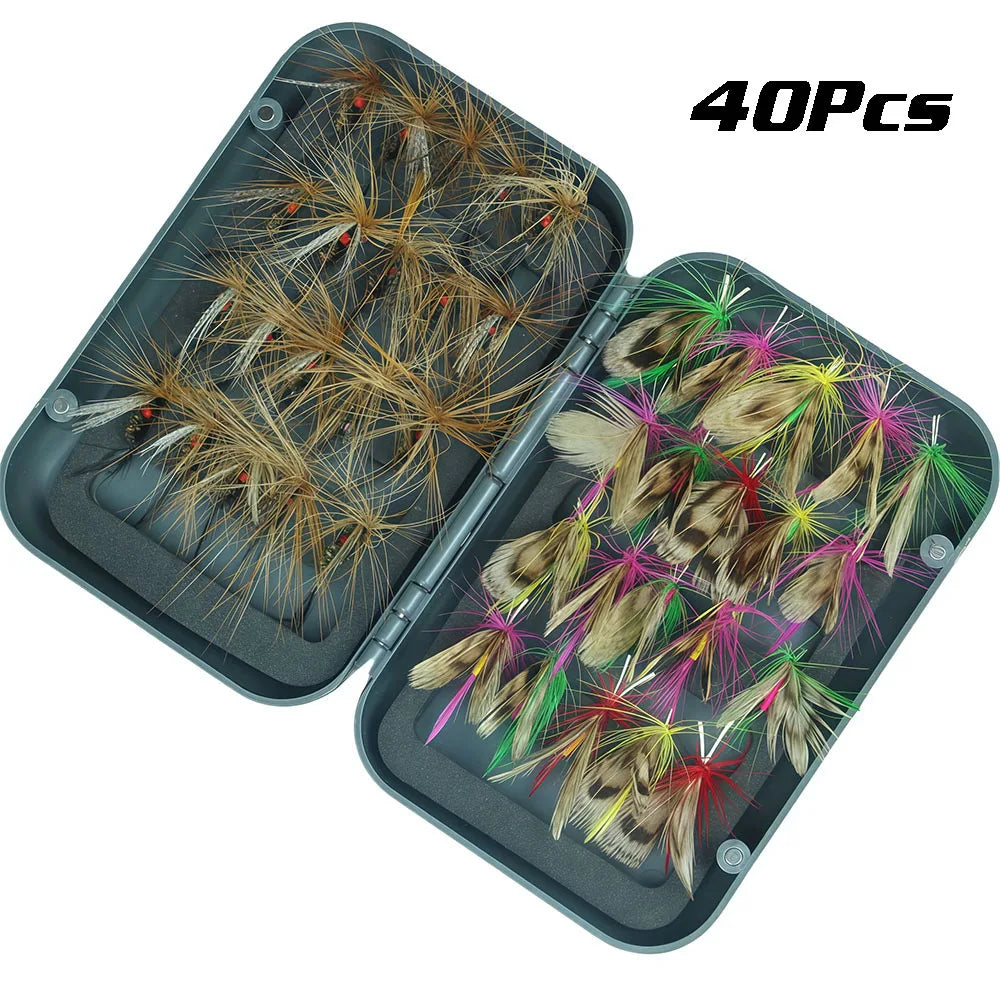 Santaking Fly Fishing Lure Flies with Sharp Hooks Flies Lifelike Design for Fly Bass Trout Pike Freshwater Fishing