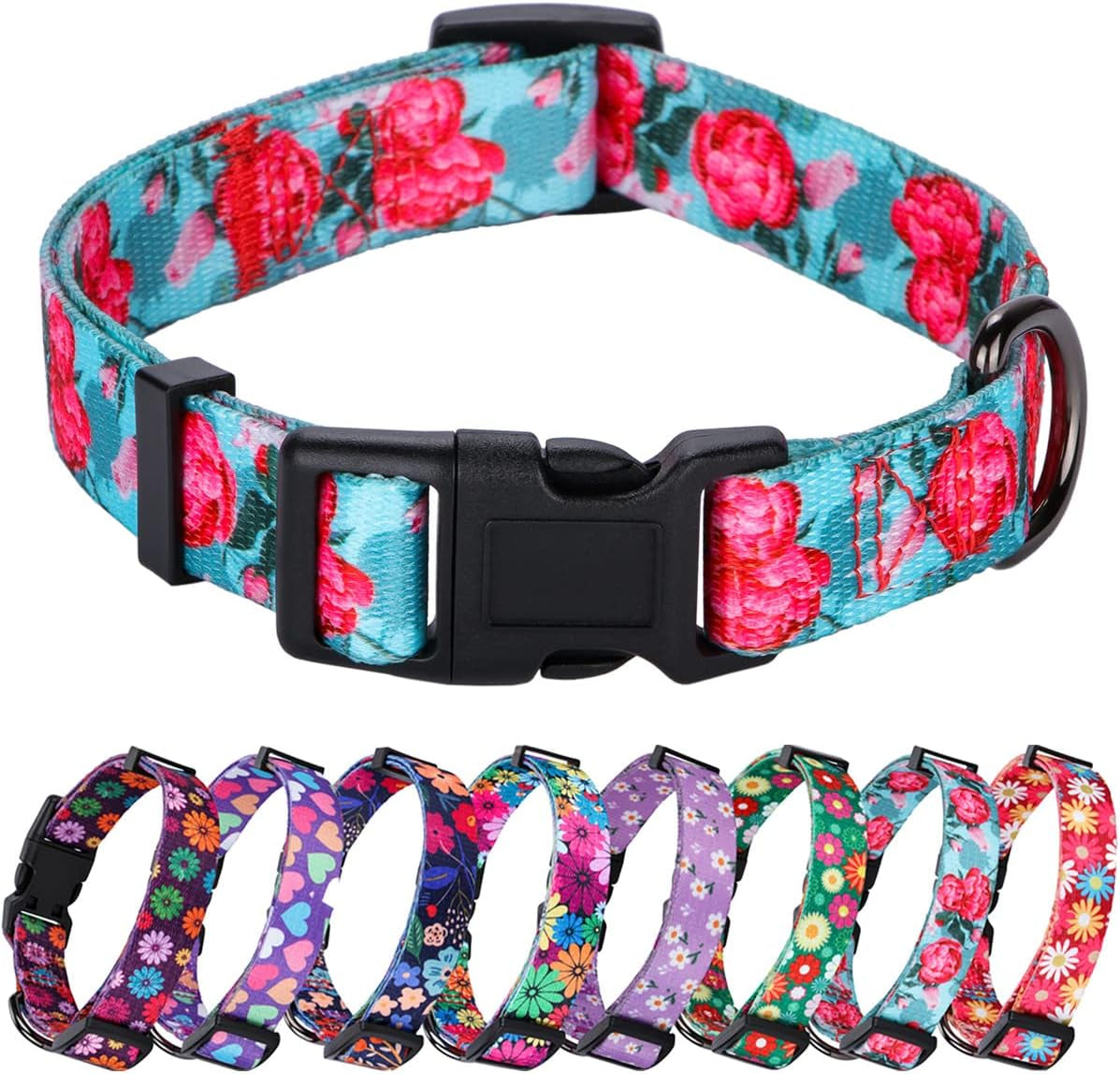 American Flag Dog Collar Independence Day Fourth of July the Great America Dog Collars Small