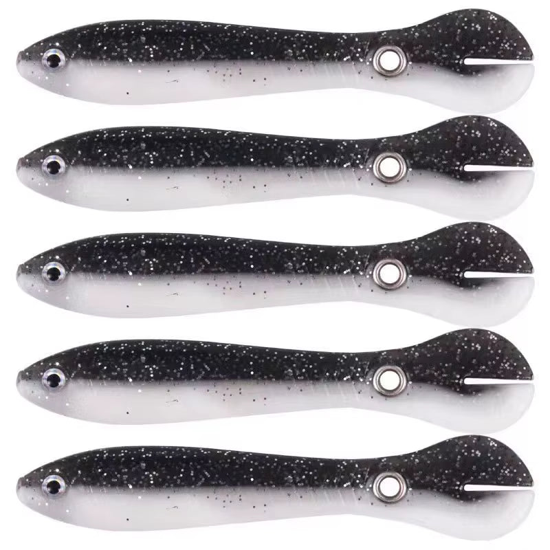 5Pcs Fishing Soft Lure Plastic Baits 2G/6G Bionic Fishing Bait Outdoor Fishing Supplies Soft Bait Fake Bait
