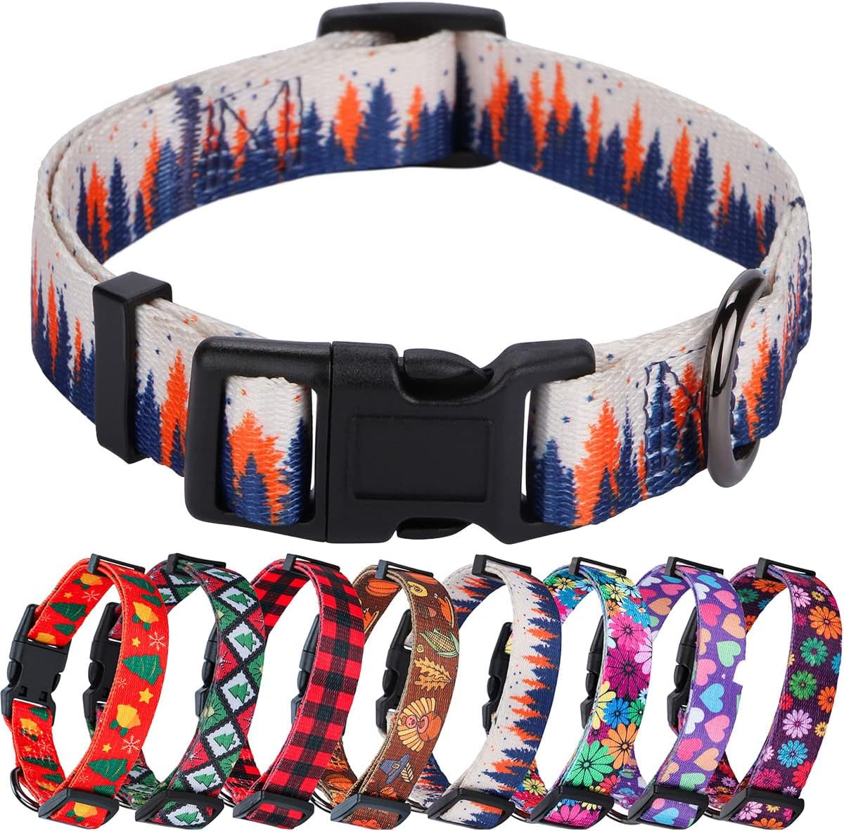 American Flag Dog Collar Independence Day Fourth of July the Great America Dog Collars Small