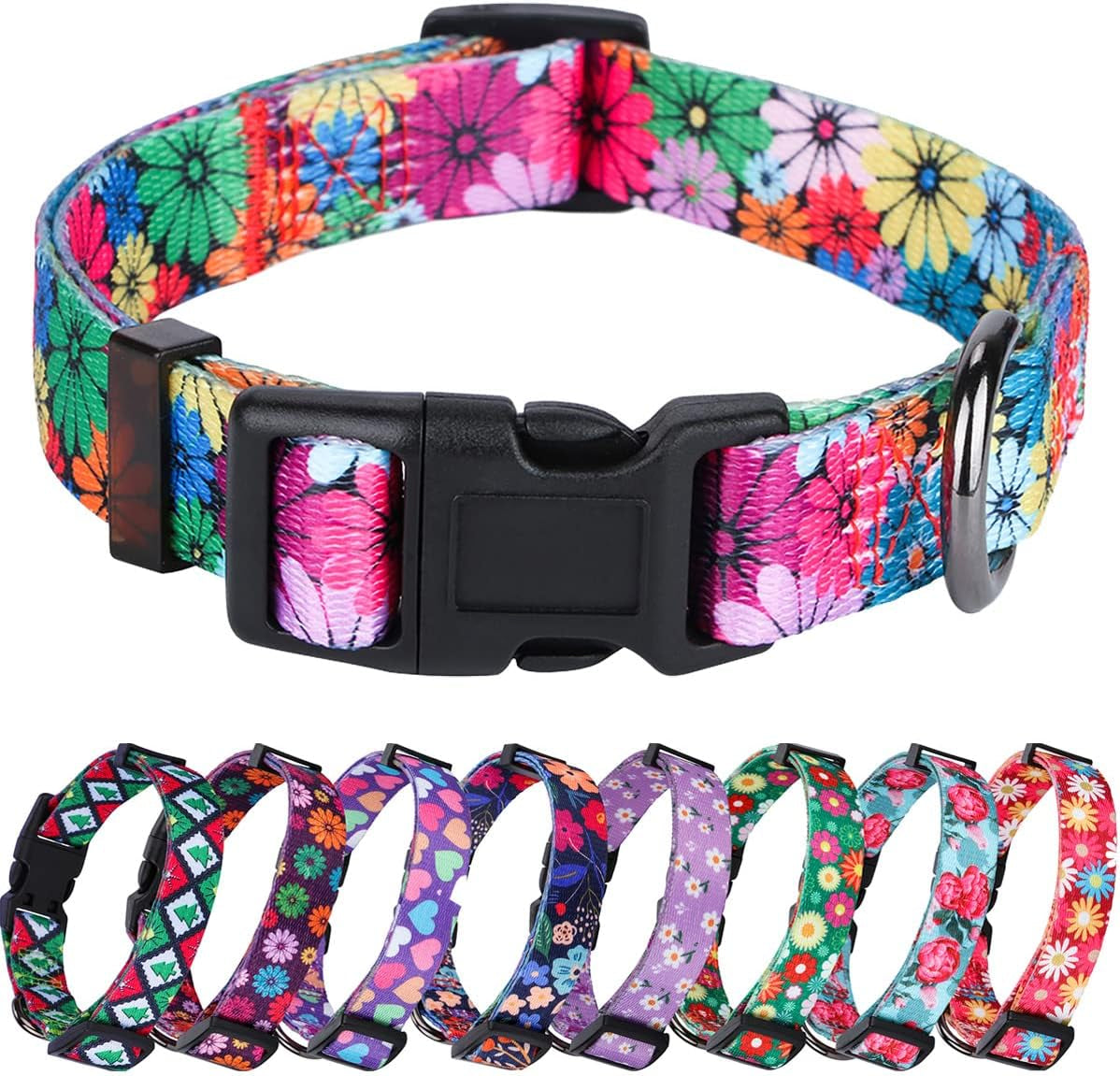 American Flag Dog Collar Independence Day Fourth of July the Great America Dog Collars Small
