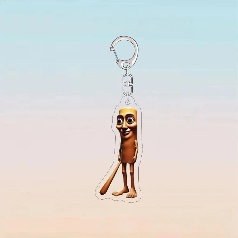 Meme Funny Italian Brain Rot Tralalero Tralala Tung Tung Tung Sahur Brr Brr Patapim Animals Acrylic Keychains Gift DIY Pendant