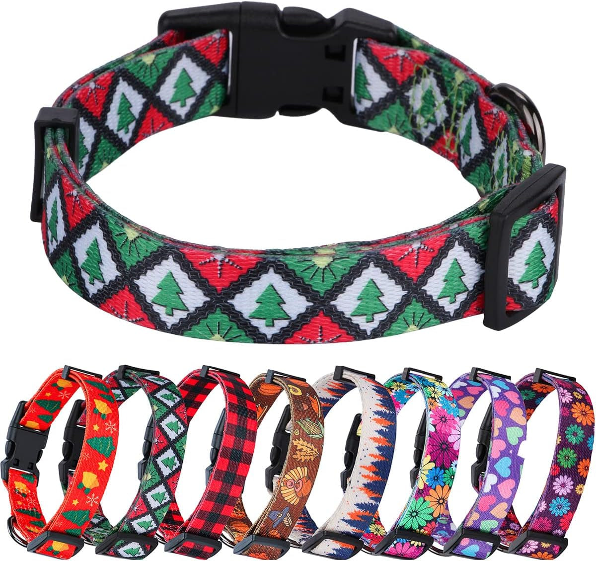 American Flag Dog Collar Independence Day Fourth of July the Great America Dog Collars Small
