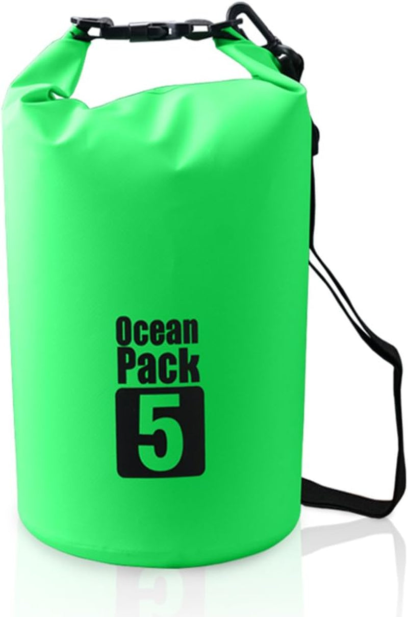 Floating Waterproof Dry Sack - Available in 2L, 5L, 10L, 20L, and 30L for Boating, Kayaking, Hiking, Snowboarding, Camping, Rafting, Fishing, and Backpacking