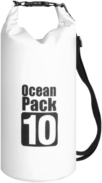 Floating Waterproof Dry Sack - Available in 2L, 5L, 10L, 20L, and 30L for Boating, Kayaking, Hiking, Snowboarding, Camping, Rafting, Fishing, and Backpacking