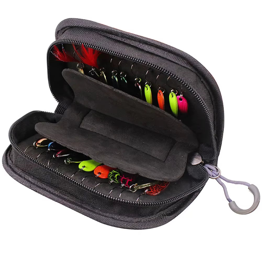 Fishing Spoon Lure Set - Metal Baits for Trout and Bass Fishing, Available in 5, 16, or 20 Pieces with Storage Case