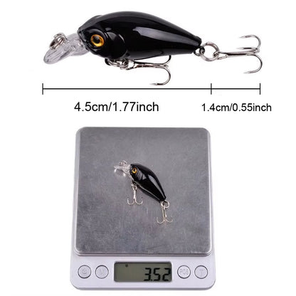 8Pcs Crank Bait Minnow Fishing Lure Set Floating Artificial Bait Topwater Fishing Bait