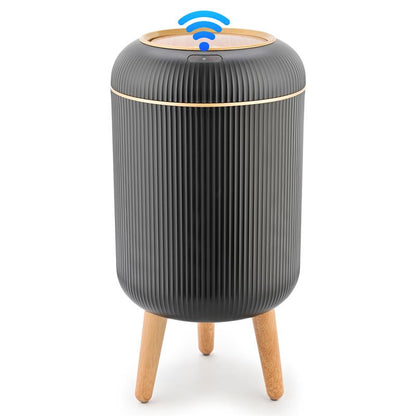 Effortlessly Clean & Elegant: Pukomc Touch-Free Motion Sensor Trash Can - Waterproof Waste Bin for Every Space