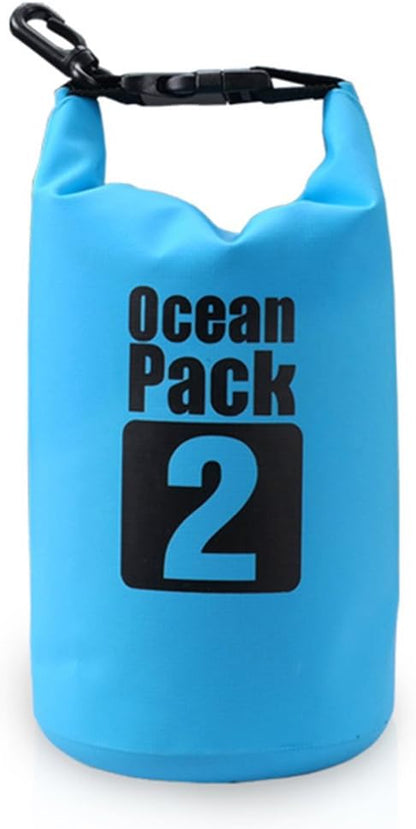 Floating Waterproof Dry Sack - Available in 2L, 5L, 10L, 20L, and 30L for Boating, Kayaking, Hiking, Snowboarding, Camping, Rafting, Fishing, and Backpacking