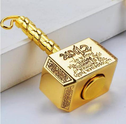 Transform Your Playtime: 3-in-1 Thor's Hammer Coin Spinner - Ultimate High-Speed Fidget Toy for Outdoor Fun!