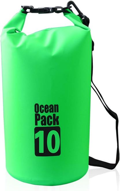 Floating Waterproof Dry Sack - Available in 2L, 5L, 10L, 20L, and 30L for Boating, Kayaking, Hiking, Snowboarding, Camping, Rafting, Fishing, and Backpacking
