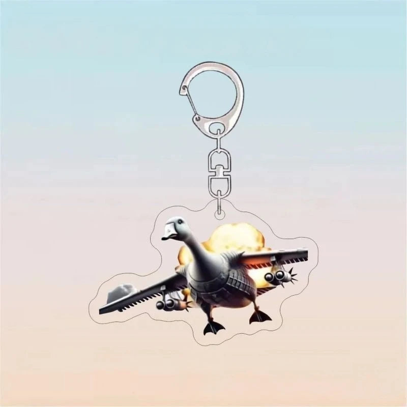 Meme Funny Italian Brain Rot Tralalero Tralala Tung Tung Tung Sahur Brr Brr Patapim Animals Acrylic Keychains Gift DIY Pendant