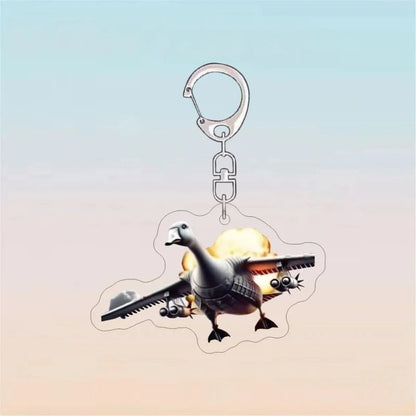 Meme Funny Italian Brain Rot Tralalero Tralala Tung Tung Tung Sahur Brr Brr Patapim Animals Acrylic Keychains Gift DIY Pendant