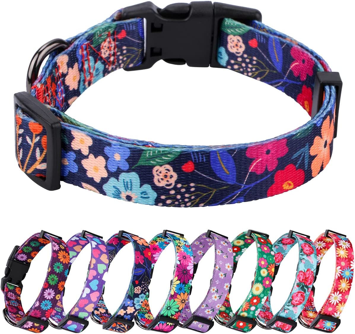 American Flag Dog Collar Independence Day Fourth of July the Great America Dog Collars Small