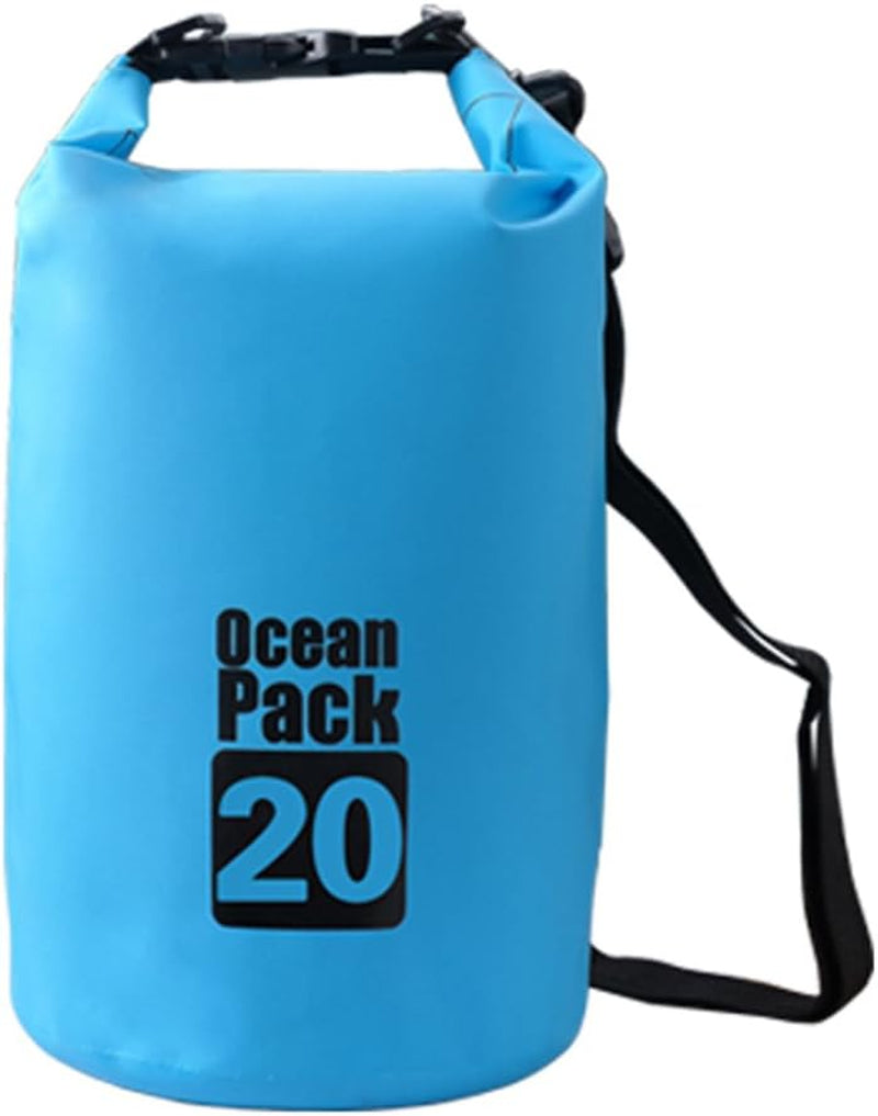 Floating Waterproof Dry Sack - Available in 2L, 5L, 10L, 20L, and 30L for Boating, Kayaking, Hiking, Snowboarding, Camping, Rafting, Fishing, and Backpacking