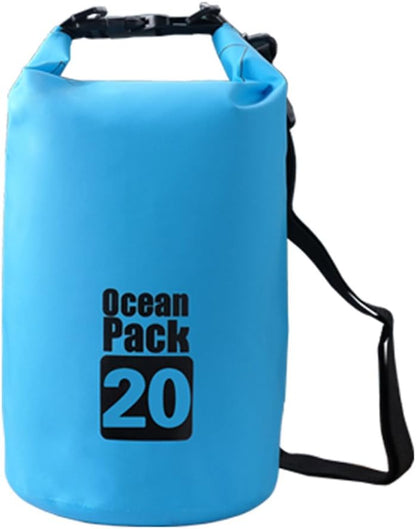 Floating Waterproof Dry Sack - Available in 2L, 5L, 10L, 20L, and 30L for Boating, Kayaking, Hiking, Snowboarding, Camping, Rafting, Fishing, and Backpacking