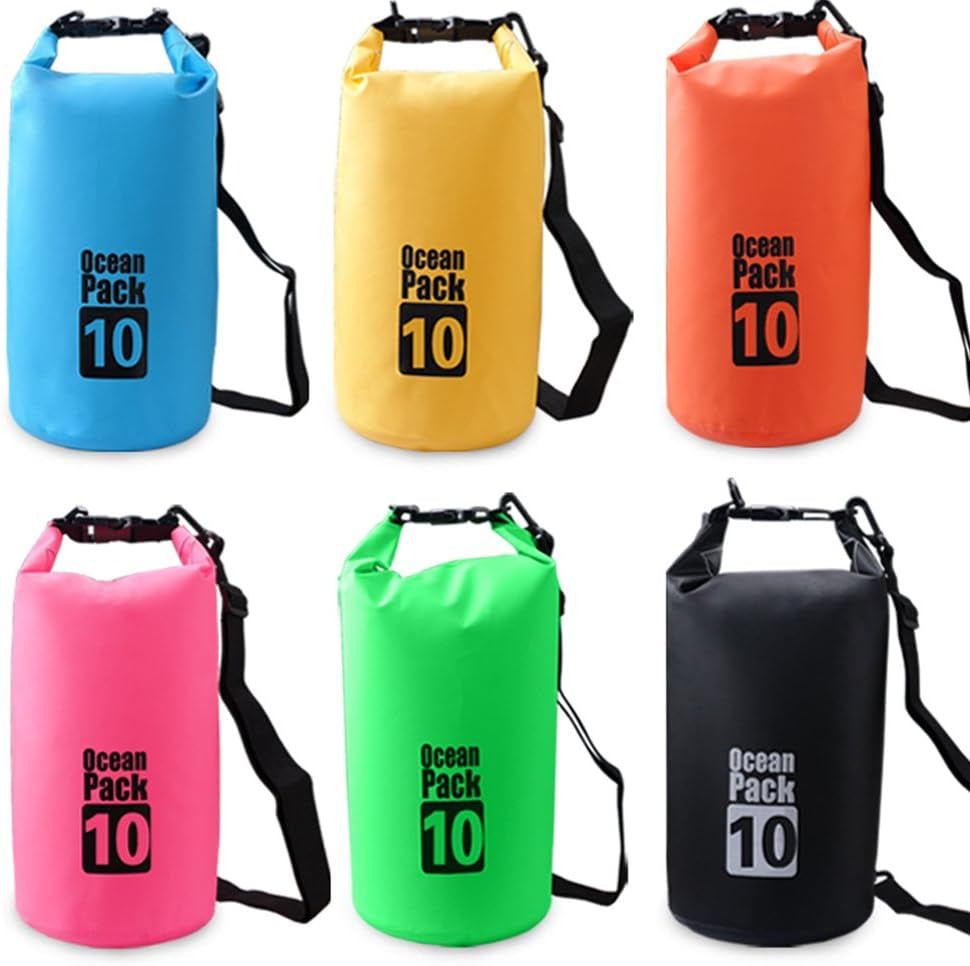 Floating Waterproof Dry Sack - Available in 2L, 5L, 10L, 20L, and 30L for Boating, Kayaking, Hiking, Snowboarding, Camping, Rafting, Fishing, and Backpacking